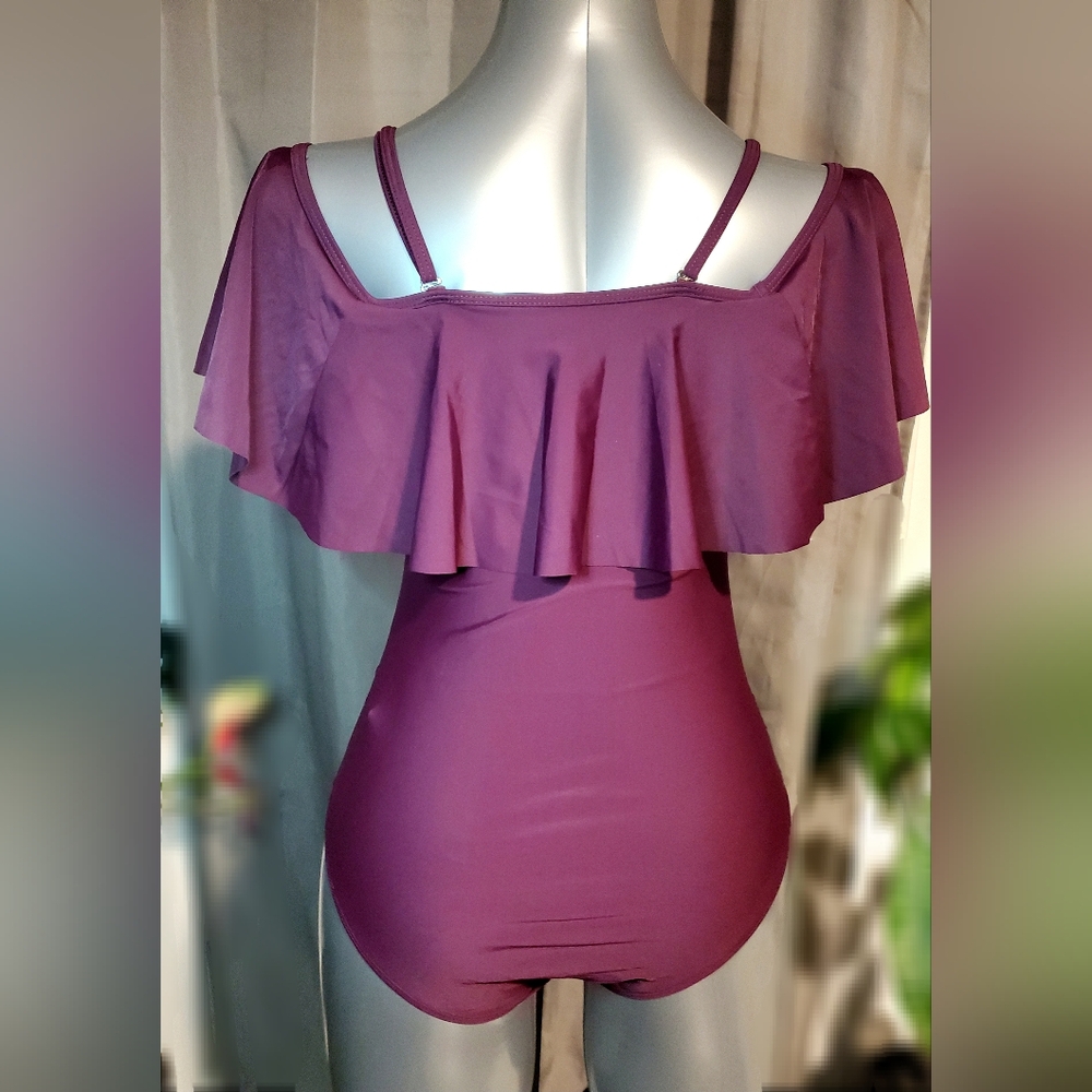 Holipick Ruffle Top Bathing Suit - Picture 10 of 14